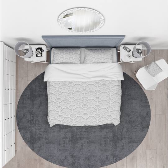 Designart 'Geometric Pattern' Scandinavian Bedding Set